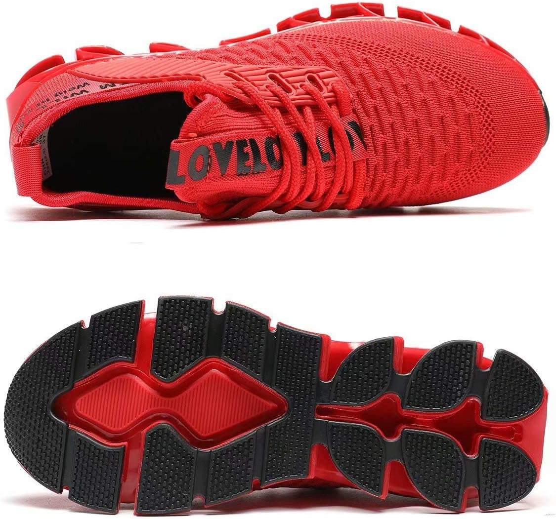 Women's Breathable Mesh Slip-On Running Shoes for Walking and Training