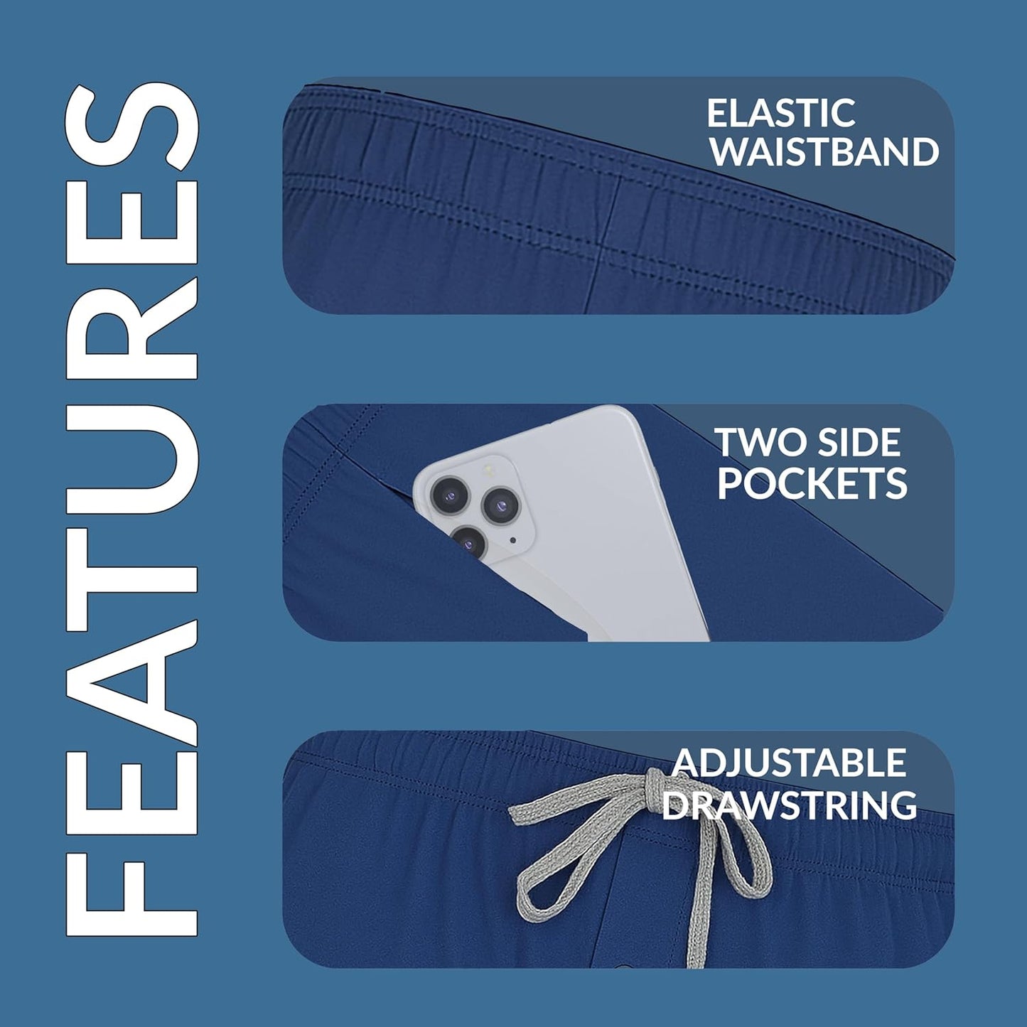Hanes Men's 2-Pack Cotton Sleep Shorts - Comfortable & Breathable Loungewear with 7.5" Inseam