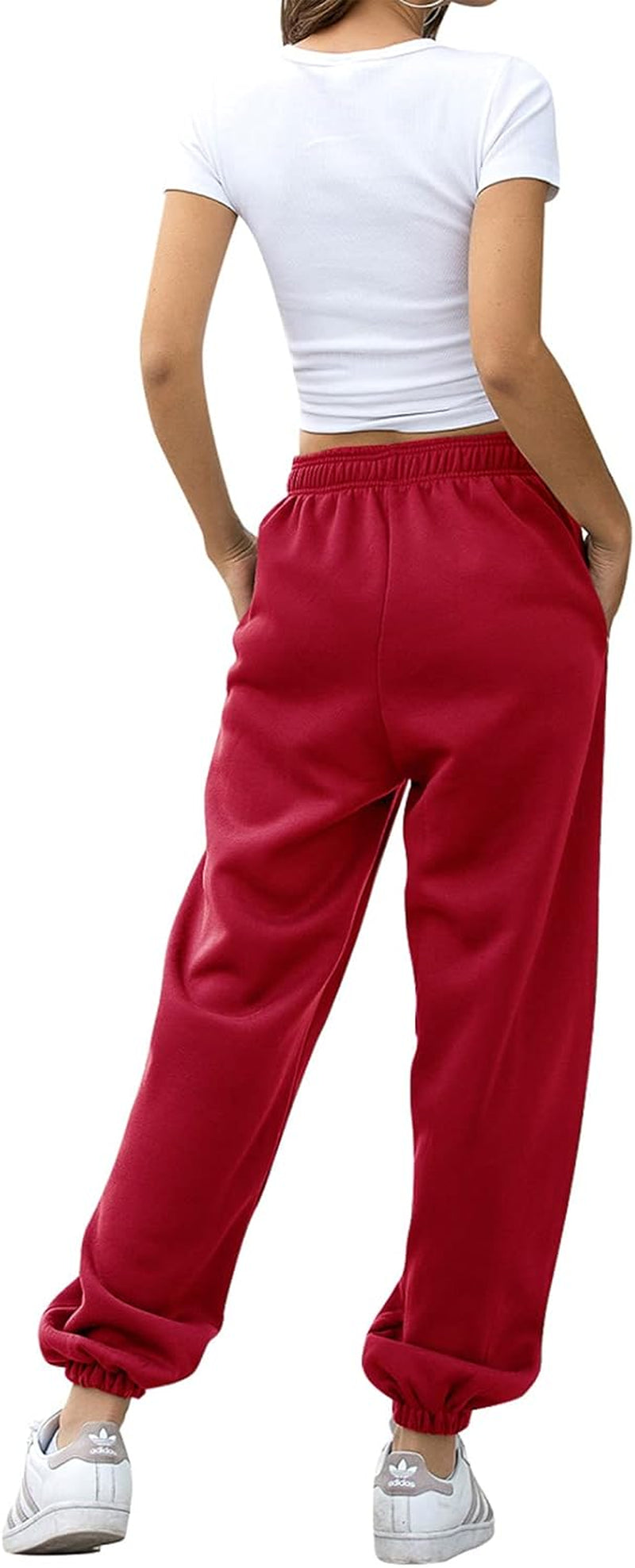 Hesayep Women's High-Waisted Active Joggers and Lounge Trousers