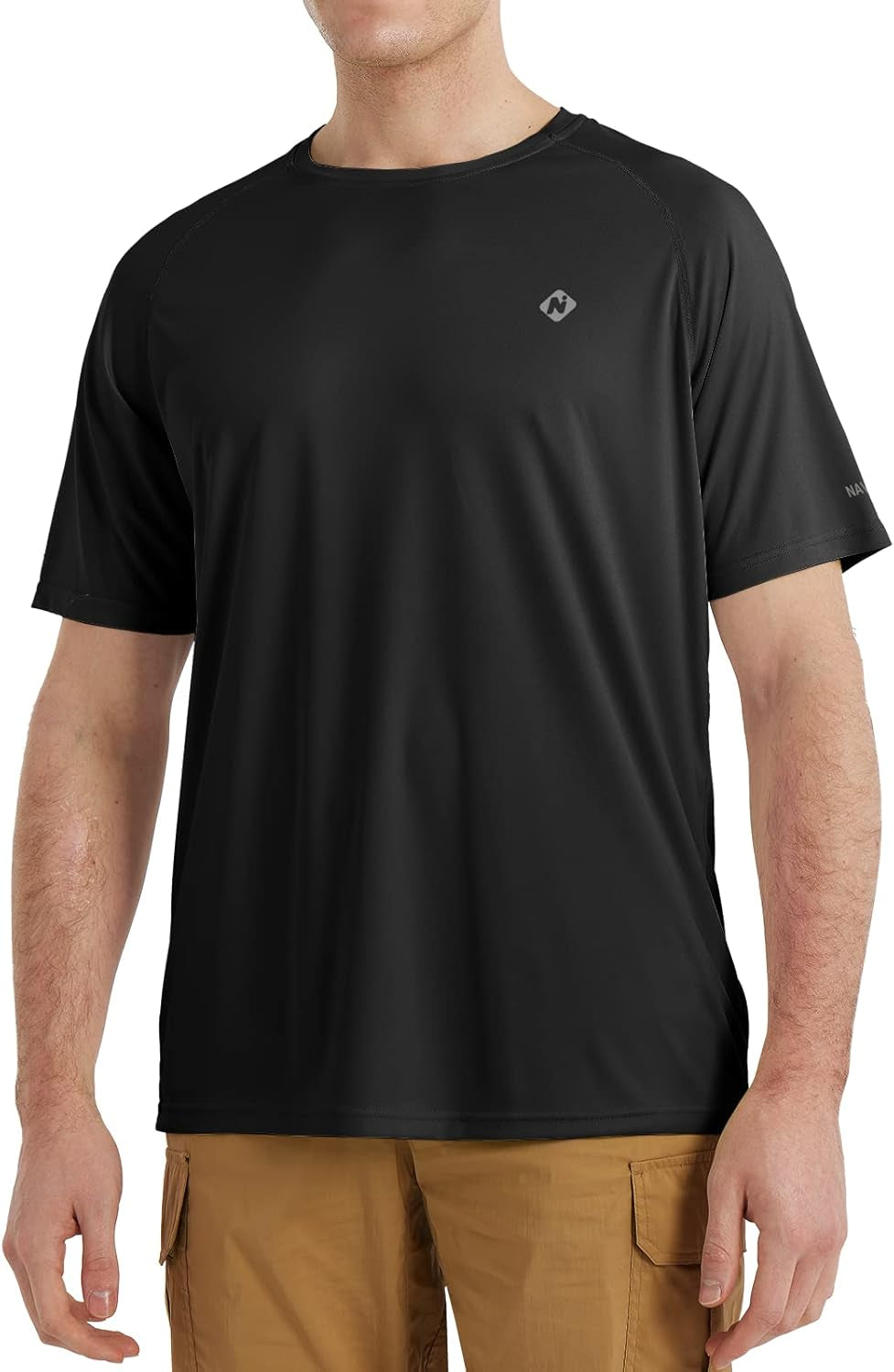 NAVISKIN Men's UPF 50+ Long Sleeve Rash Guard - Lightweight, Quick Dry Swim Shirt for Ultimate Sun Protection