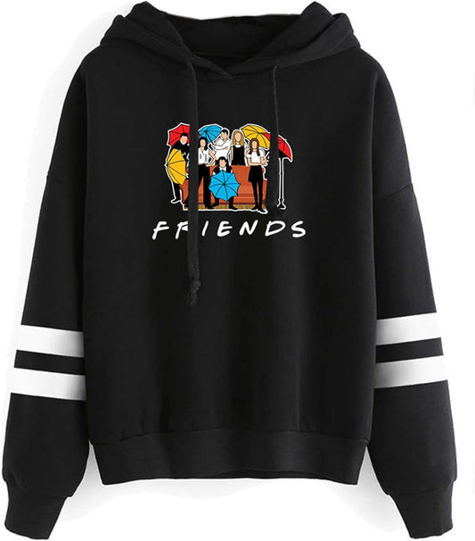 Women's Graphic Hoodie Sweatshirt - Chic Pullover Featuring a Playful Design