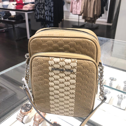 Stylish Michael Kors Women's Crossbody Handbag - PVC/Leather Messenger Purse for Effortless Chic