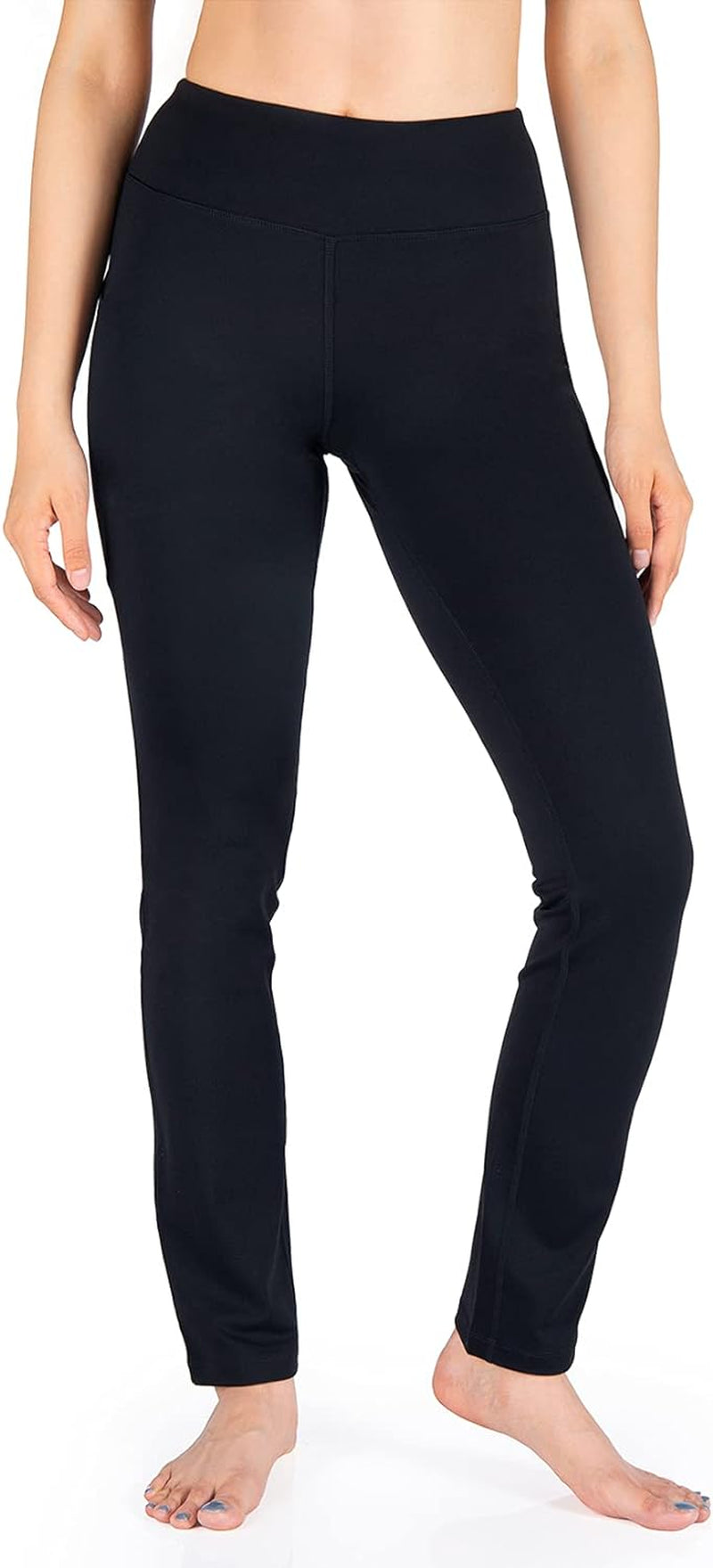 Yogipace Women's Straight Leg Yoga Pants for Fitness - Sizes Available: 27", 29", 31", 33", 35", and 37