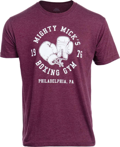 Mighty Mick's Boxing Gym 1976 Vintage Philadelphia Boxer Gloves T-Shirt - Perfect for Boxing Fans!