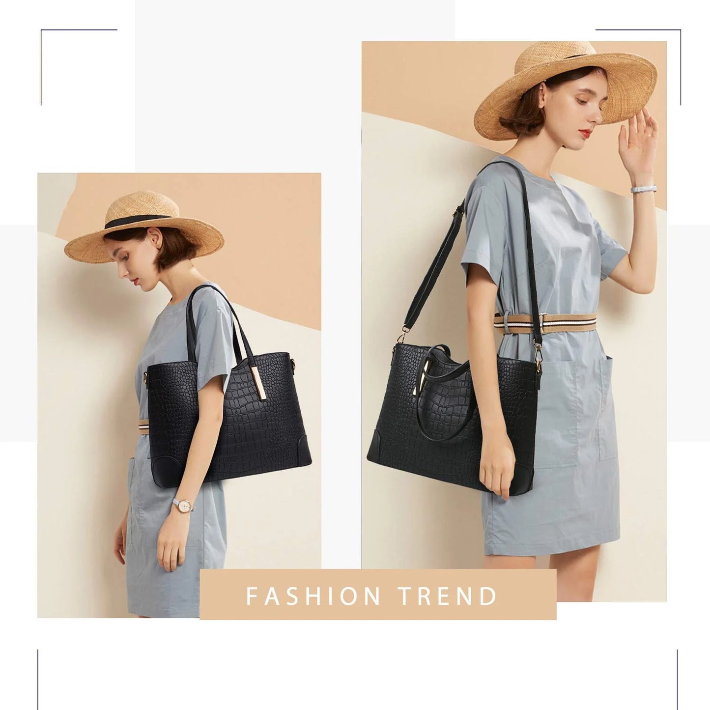 Stylish Satchel Purses & Handbags for Women - Versatile Shoulder Tote Bags & Wallets