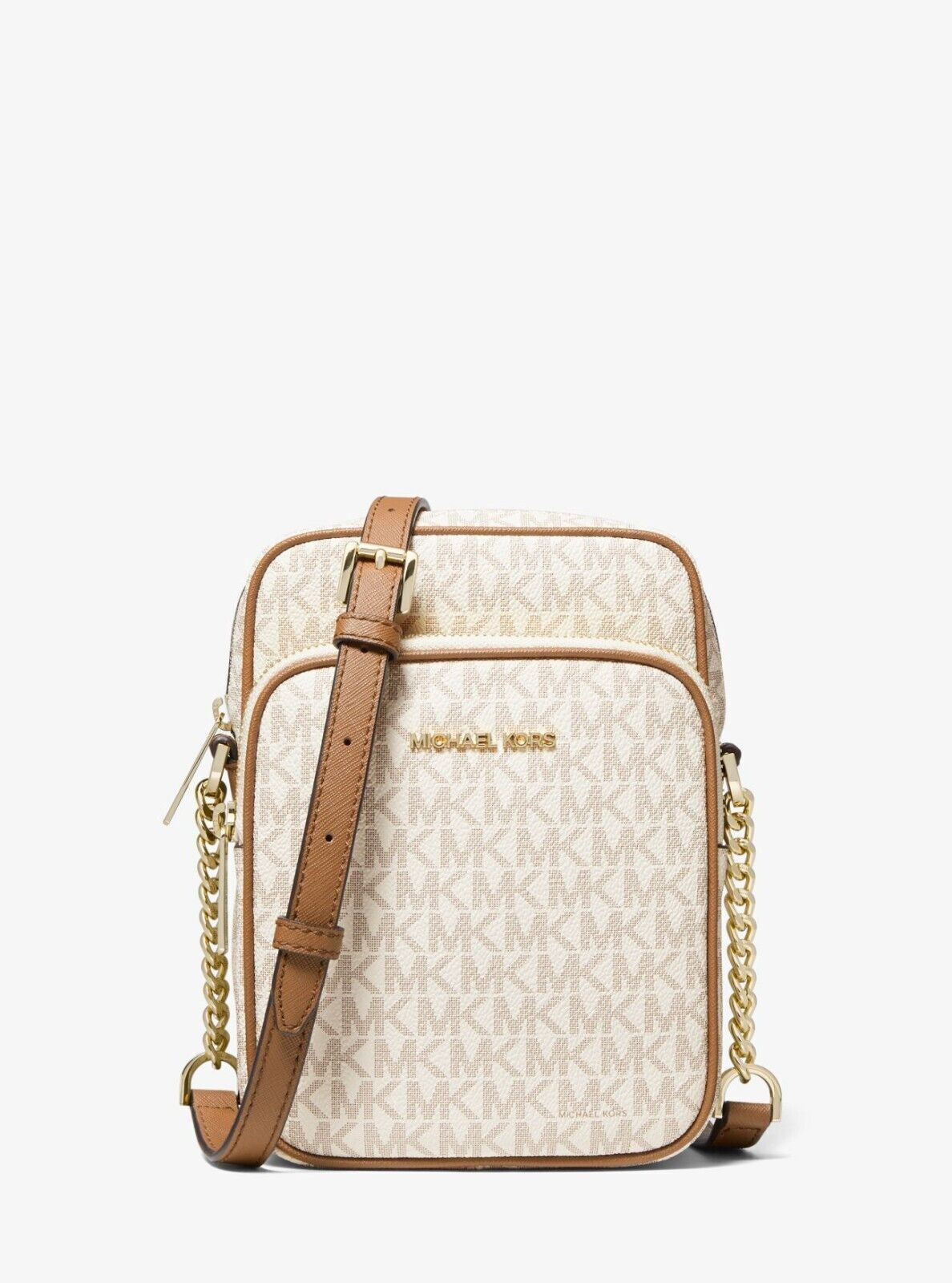 Stylish Michael Kors Women's Crossbody Handbag - PVC/Leather Messenger Purse for Effortless Chic