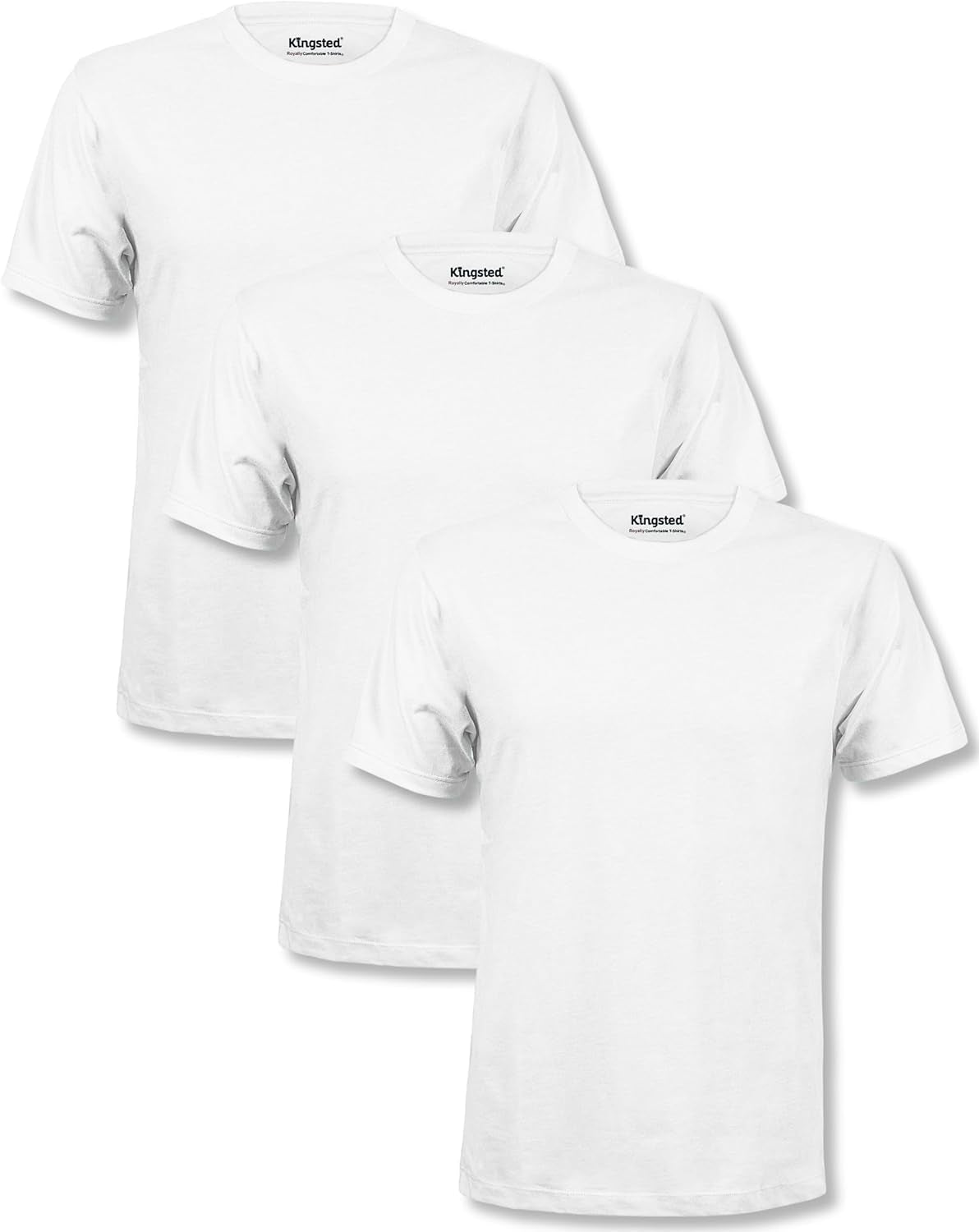 Kingsted Men's Premium T-Shirt Pack - Ultra-Soft Fabric & Timeless Design
