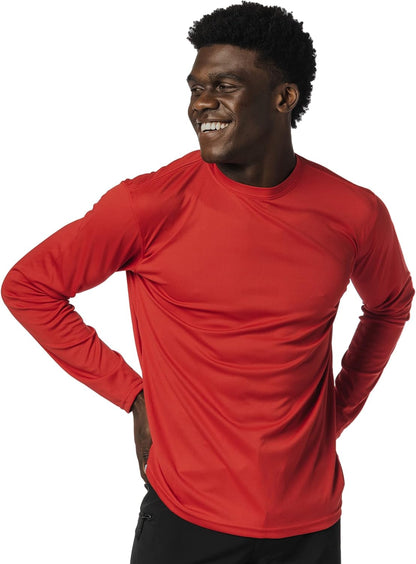 Men's Long Sleeve Outdoor T-Shirt - UPF 50+ UV Protection for Fishing, Running, Hiking & Swimming