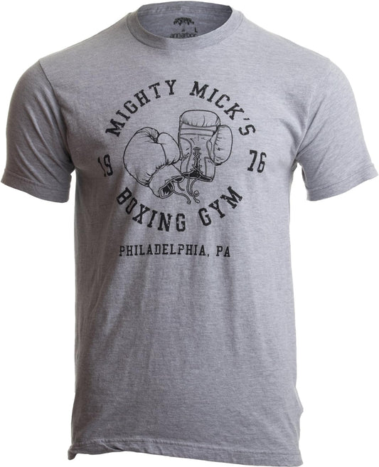 Mighty Mick's Boxing Gym 1976 Vintage Philadelphia Boxer Gloves T-Shirt - Perfect for Boxing Fans!