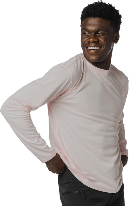 Men's Long Sleeve Outdoor T-Shirt - UPF 50+ UV Protection for Fishing, Running, Hiking & Swimming