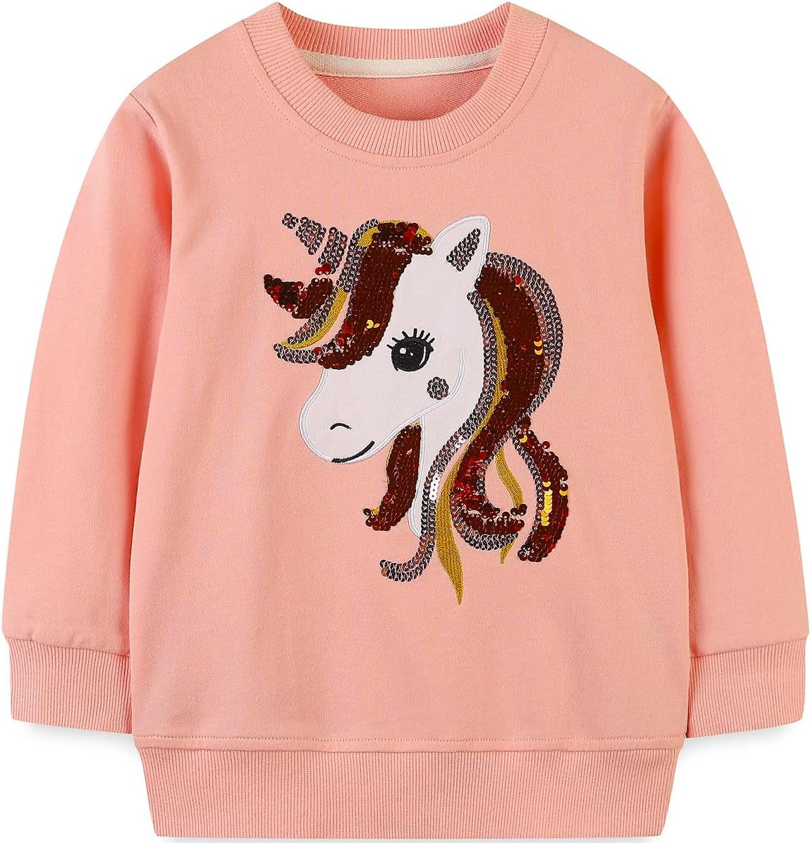Adorable Bumeex Toddler Girl Christmas Crewneck Sweatshirt Outfit