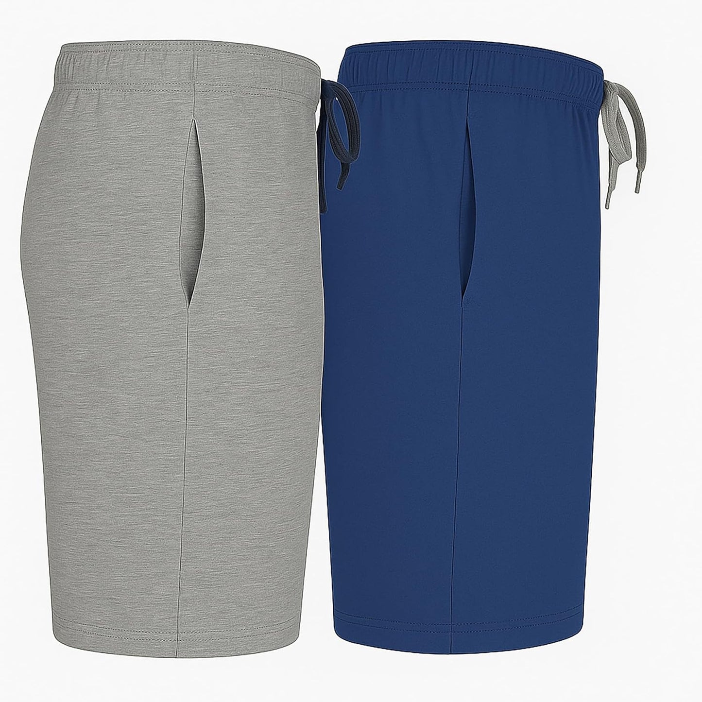 Hanes Men's 2-Pack Cotton Sleep Shorts - Comfortable & Breathable Loungewear with 7.5" Inseam