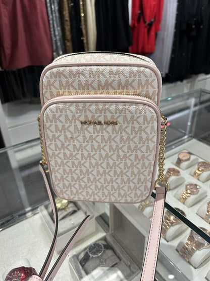 Stylish Michael Kors Women's Crossbody Handbag - PVC/Leather Messenger Purse for Effortless Chic