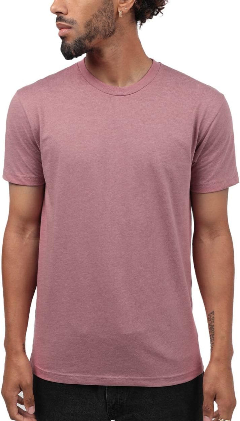 Elevate Your Wardrobe with INTO the AM Men's Soft Fitted T-Shirt Packs - Classic Short Sleeve Crew Neck Tees in Sizes S - 4XL