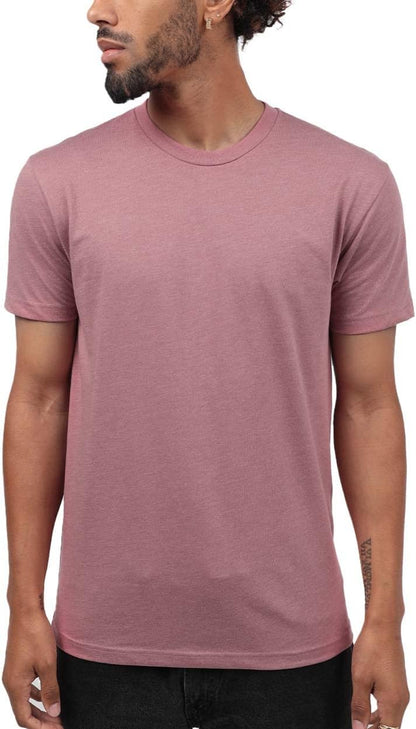 Elevate Your Wardrobe with INTO the AM Men's Soft Fitted T-Shirt Packs - Classic Short Sleeve Crew Neck Tees in Sizes S - 4XL