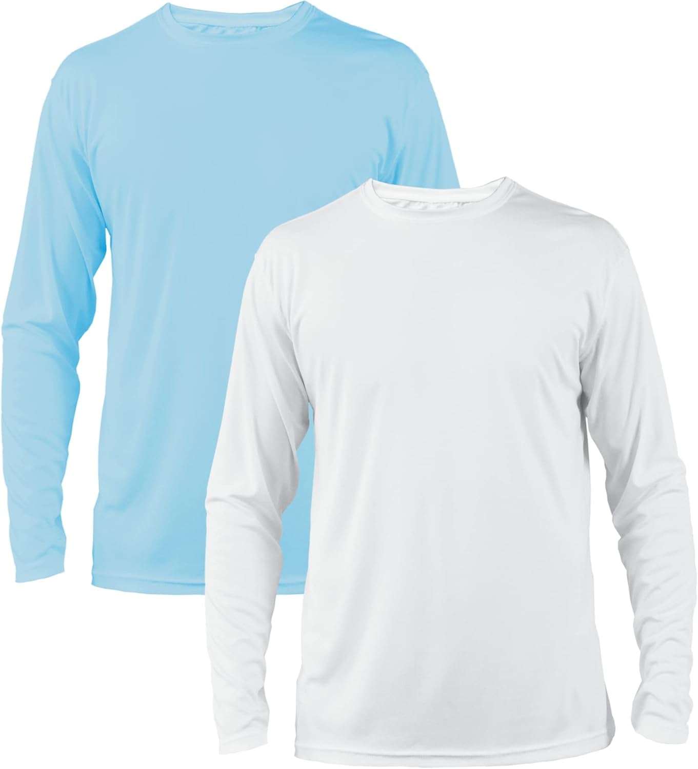 Men's Long Sleeve Outdoor T-Shirt - UPF 50+ UV Protection for Fishing, Running, Hiking & Swimming