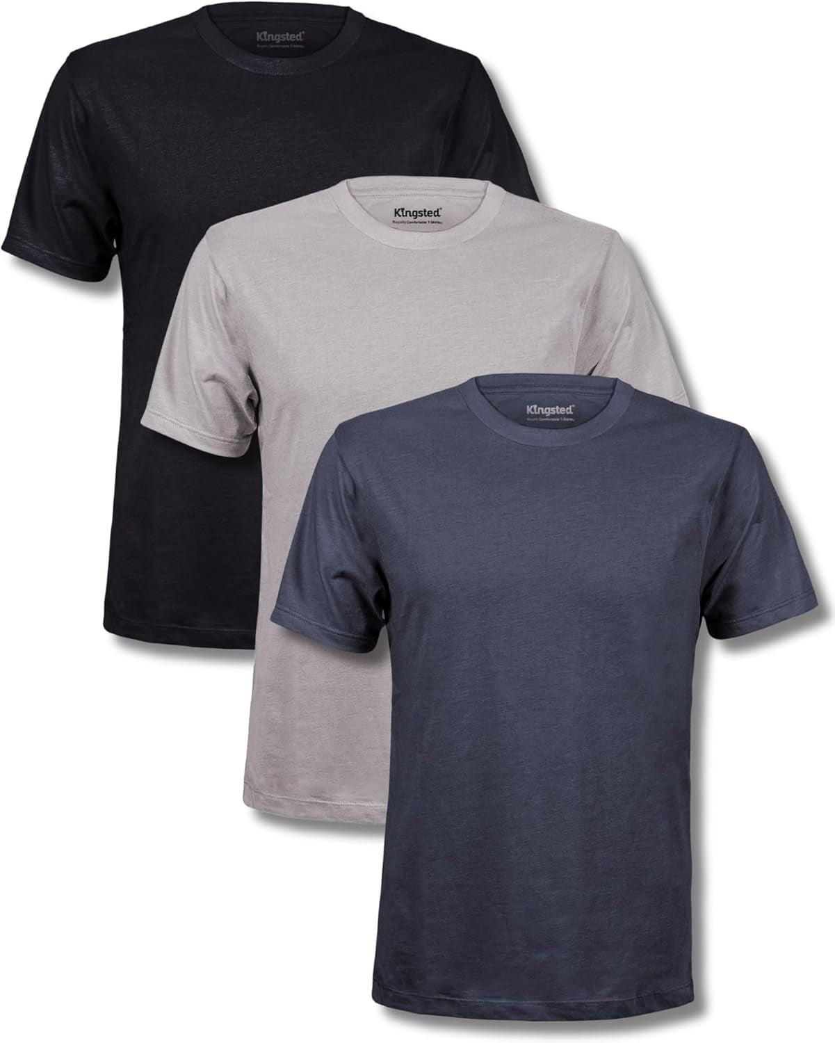 Kingsted Men's Premium T-Shirt Pack - Ultra-Soft Fabric & Timeless Design
