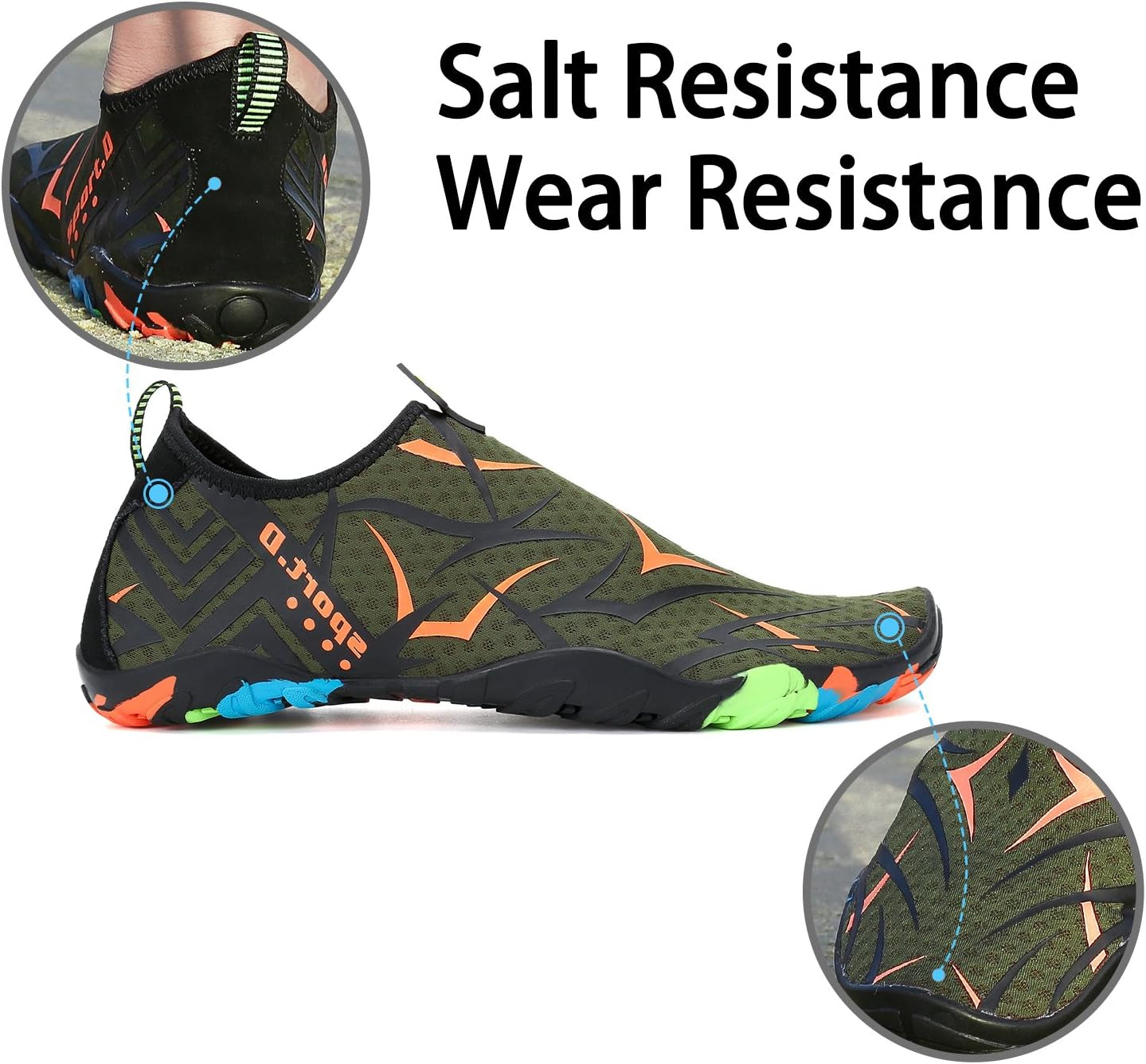 Quick-Dry Water Shoes for Men and Women - Perfect for Beach, Swimming, Diving, Kayaking, and Surfing Activities
