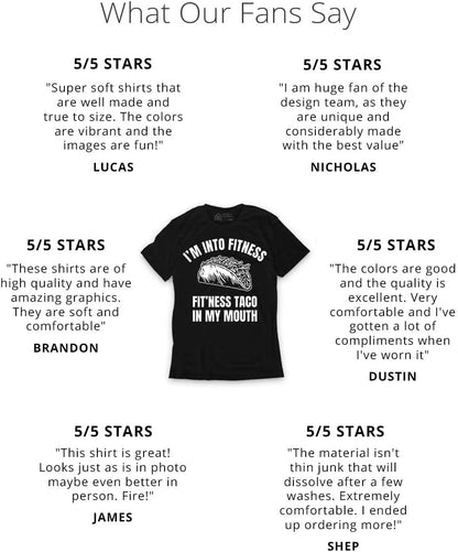 UFO-Inspired Fitness Taco Space T-Shirt - Small Grey Edition