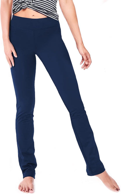 Yogipace Women's Straight Leg Yoga Pants for Fitness - Sizes Available: 27", 29", 31", 33", 35", and 37