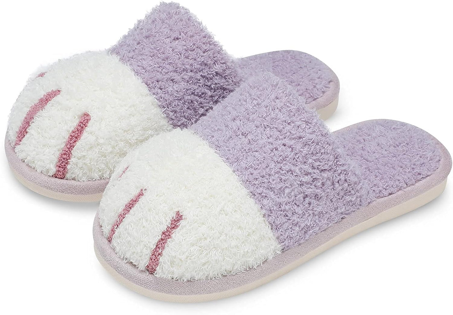 SINNO Women's Animal-Themed Memory Foam Slippers - Comfortable, Warm, and Non-Slip Indoor/Outdoor Footwear Perfect for Holiday Gifting