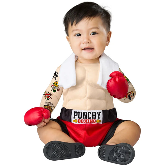 Funworld Costumes Child's Lil Boxing Bruiser Costume, Size Large (18-24 Months)