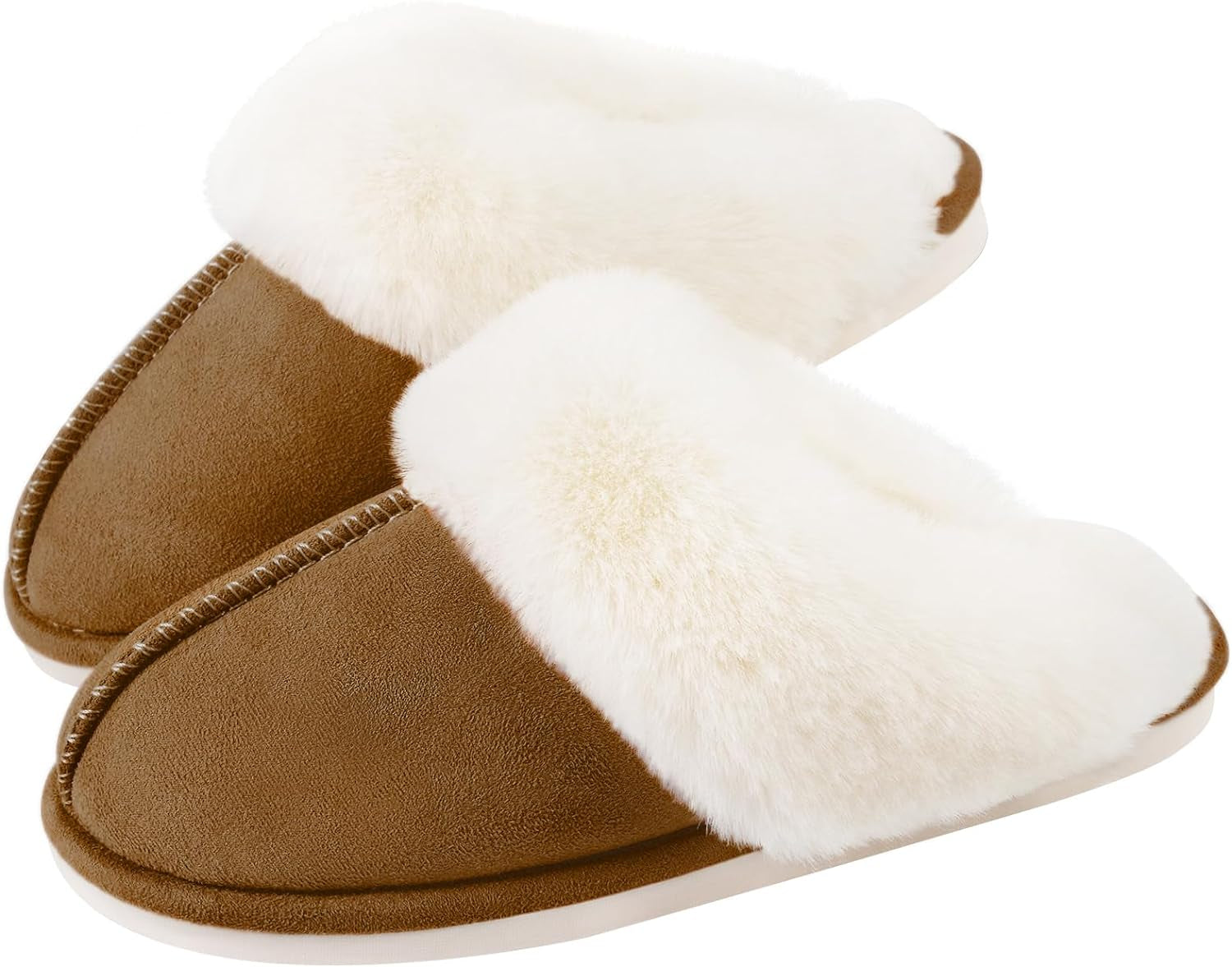 Parlovable Women's Memory Foam Slippers - Cozy Fuzzy House Shoes with Anti-Skid Sole for Versatile Indoor and Outdoor Comfort