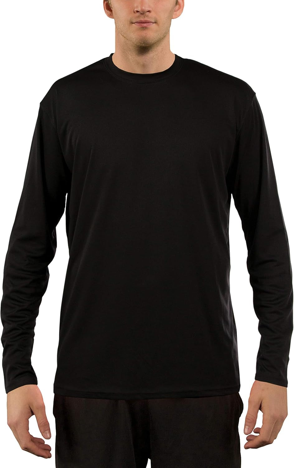 Men's Long Sleeve Outdoor T-Shirt - UPF 50+ UV Protection for Fishing, Running, Hiking & Swimming