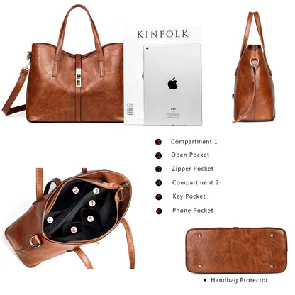 Stylish Satchel Purses & Handbags for Women - Versatile Shoulder Tote Bags & Wallets