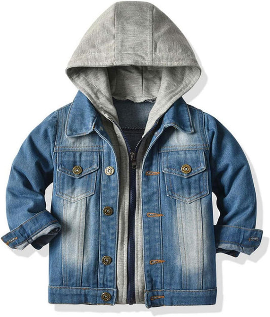 Stylish CM C&M WODRO Denim Jacket for Kids - Trendy Button-Down Jeans Outerwear for Boys and Girls