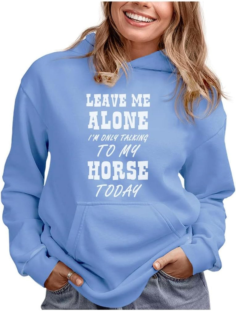 Tstars Women's and Teen Girls' Equestrian Hoodie - Perfect Gift for Horse Riding Enthusiasts and Barn Lovers