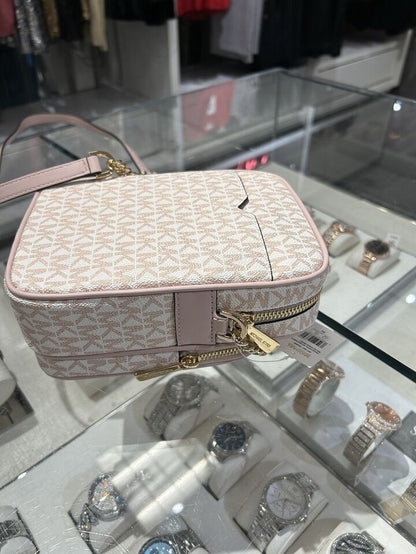 Stylish Michael Kors Women's Crossbody Handbag - PVC/Leather Messenger Purse for Effortless Chic