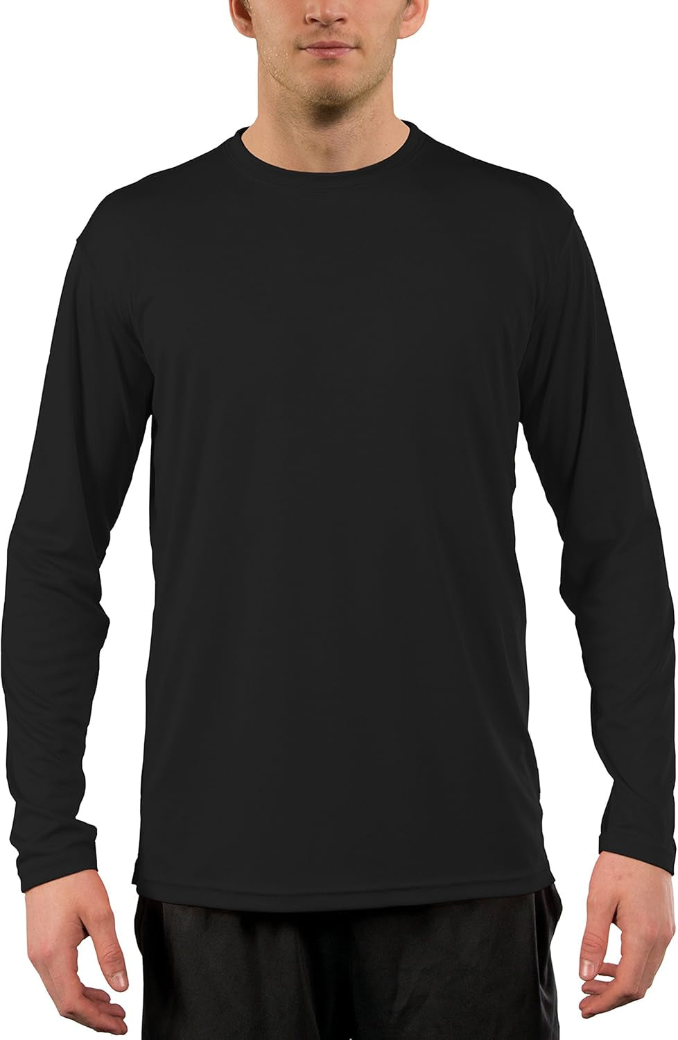 Men's Long Sleeve Outdoor T-Shirt - UPF 50+ UV Protection for Fishing, Running, Hiking & Swimming