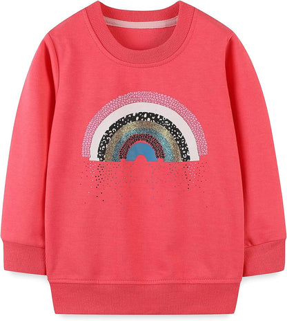 Adorable Bumeex Toddler Girl Christmas Crewneck Sweatshirt Outfit