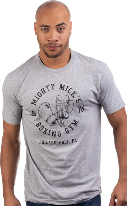 Mighty Mick's Boxing Gym 1976 Vintage Philadelphia Boxer Gloves T-Shirt - Perfect for Boxing Fans!