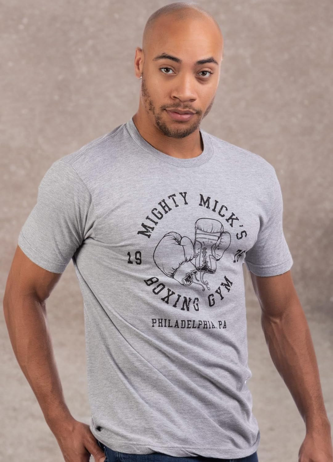 Mighty Mick's Boxing Gym 1976 Vintage Philadelphia Boxer Gloves T-Shirt - Perfect for Boxing Fans!