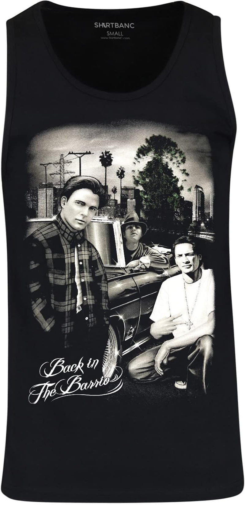 Men's Chicano Vatos Tribute T-Shirt - Blood In, Blood Out Movie Design