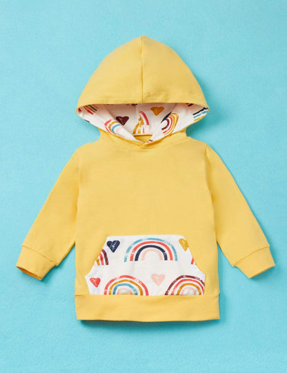 Adorable KANGKANG Newborn Baby Girl 2PC Outfit Set - Cute Hoodie & Rainbow Pants for Infants 0-6 Months