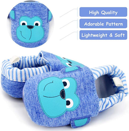 Timatego Non-Skid Infant Moccasins - Perfect First Walker House Shoes for Boys & Girls (6-24 Months)