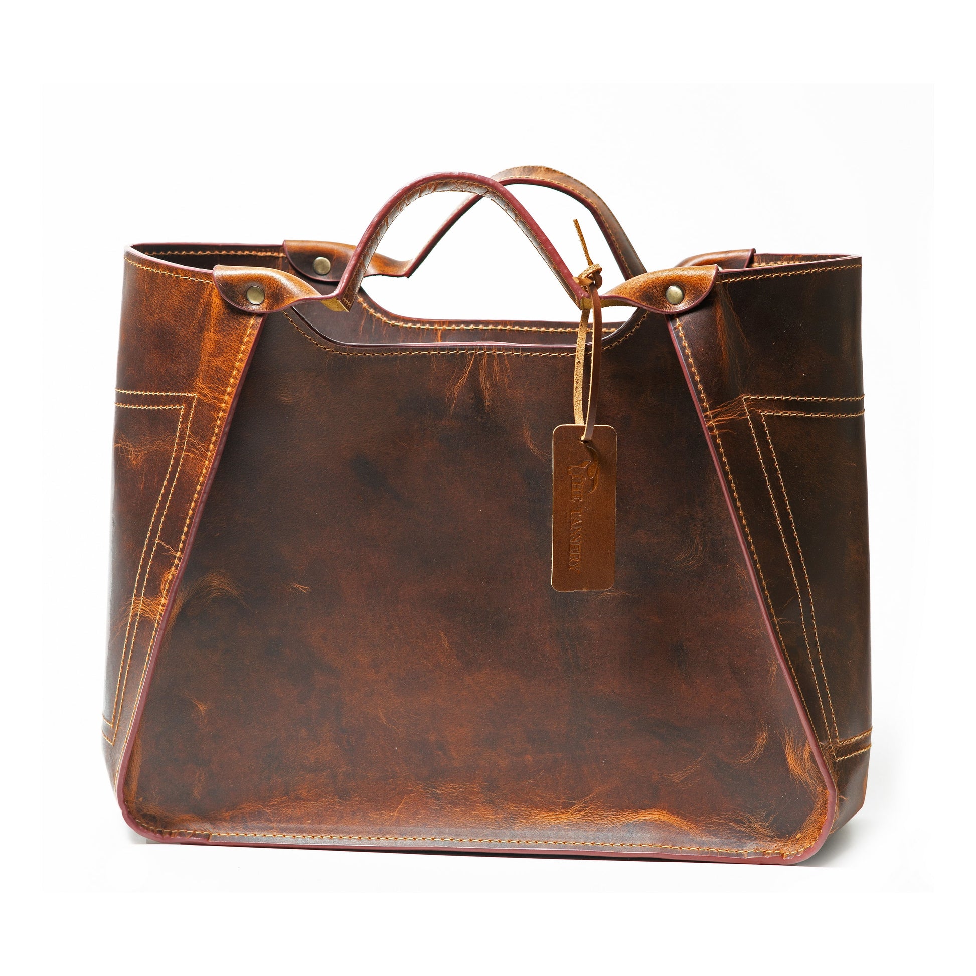 Stylish Genuine Leather Travel Handbag - Designer Shoulder Tote for Women