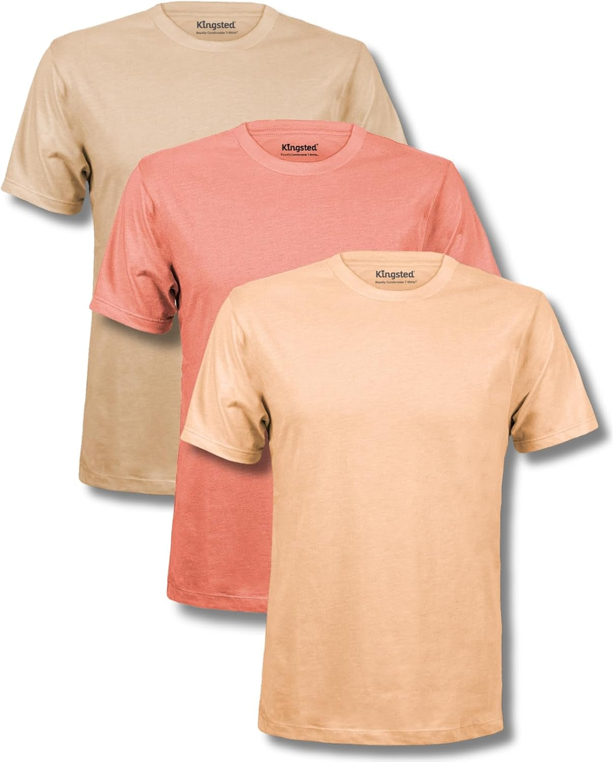 Kingsted Men's Premium T-Shirt Pack - Ultra-Soft Fabric & Timeless Design