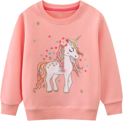 Adorable Bumeex Toddler Girl Christmas Crewneck Sweatshirt Outfit