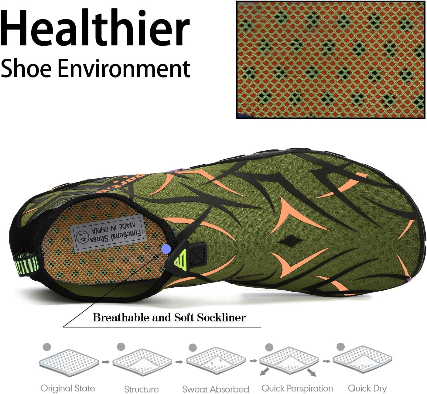 Quick-Dry Water Shoes for Men and Women - Perfect for Beach, Swimming, Diving, Kayaking, and Surfing Activities