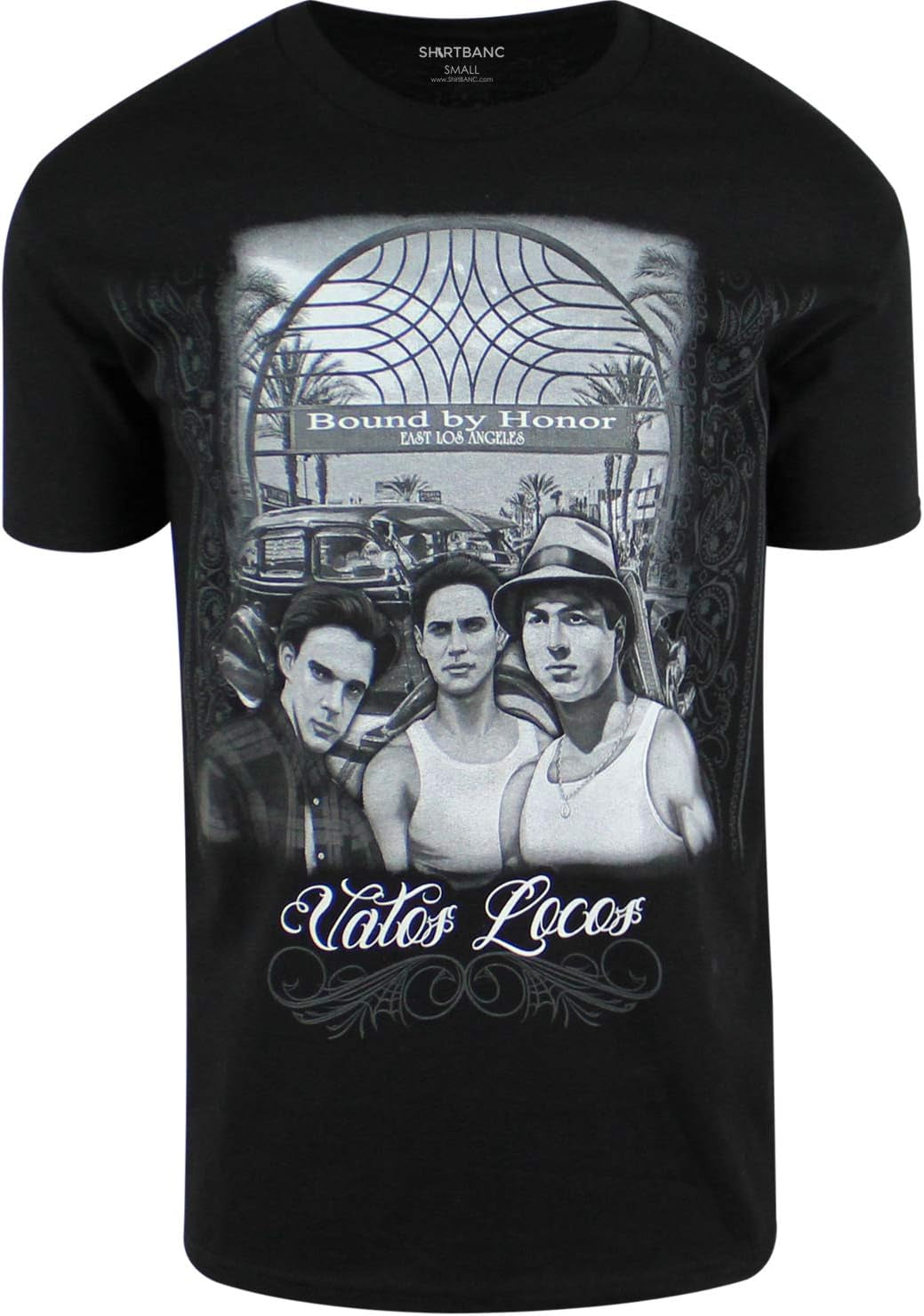 Men's Chicano Vatos Tribute T-Shirt - Blood In, Blood Out Movie Design