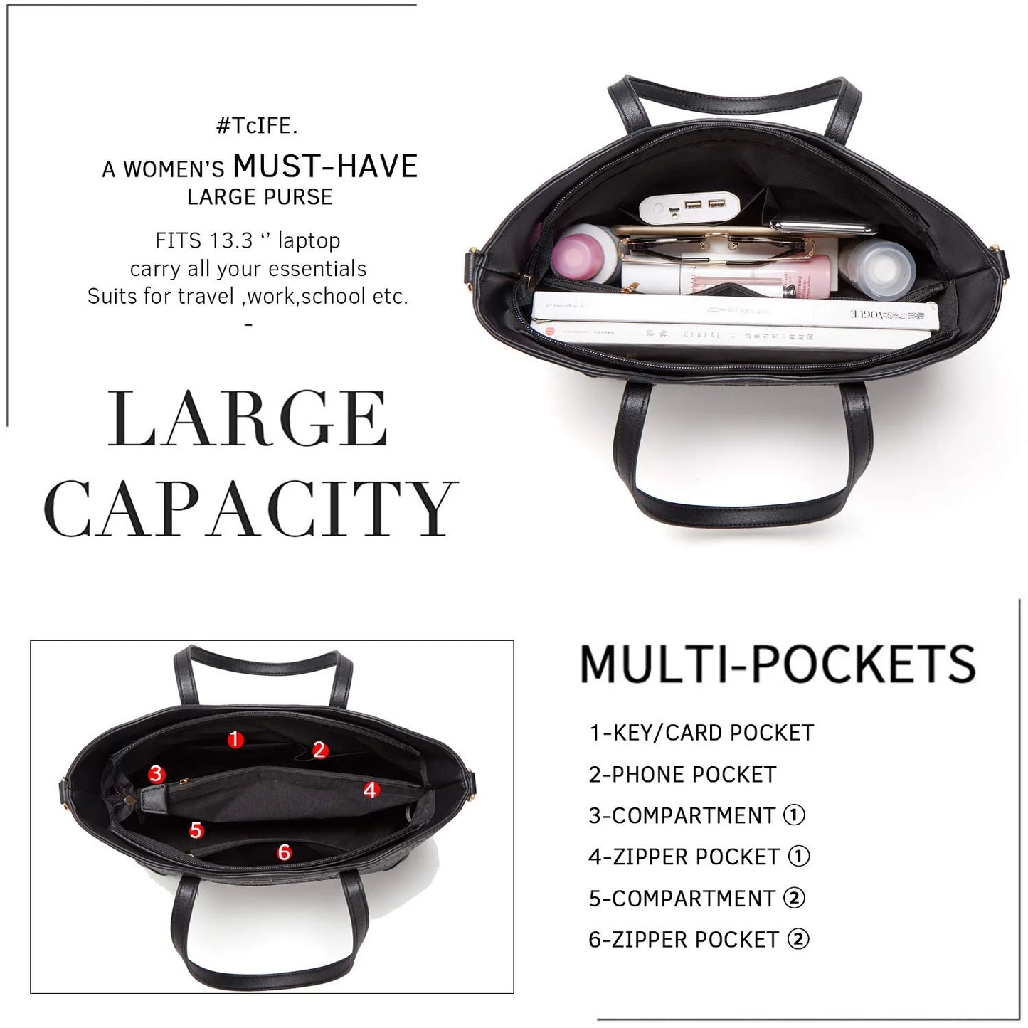 Stylish Satchel Purses & Handbags for Women - Versatile Shoulder Tote Bags & Wallets