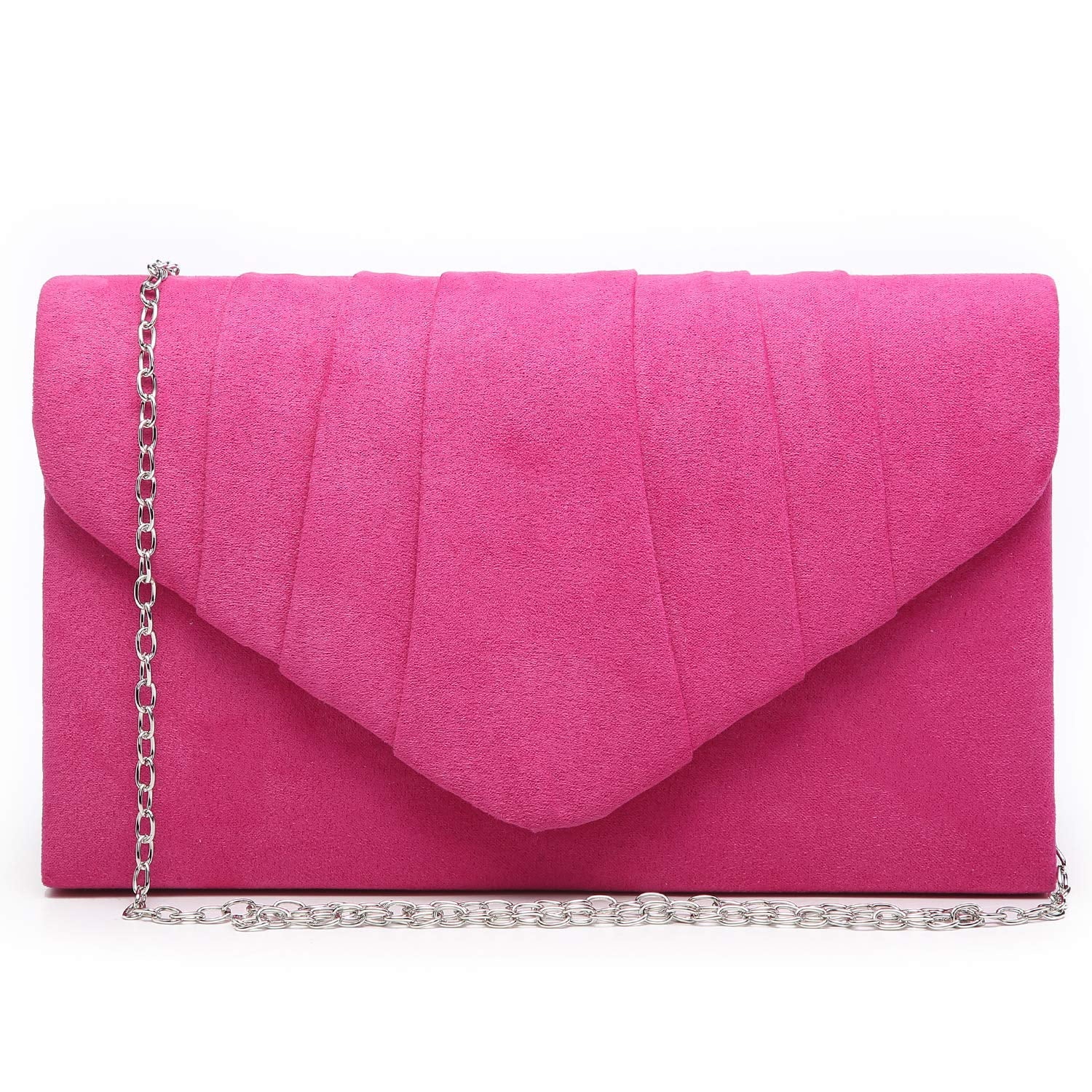 Elegant Pleated Envelope Clutch - Perfect Evening Bag for Weddings and Parties