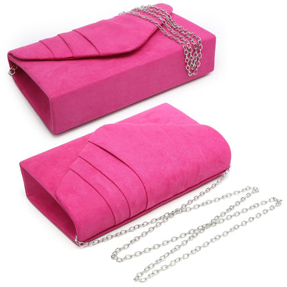 Elegant Pleated Envelope Clutch - Perfect Evening Bag for Weddings and Parties