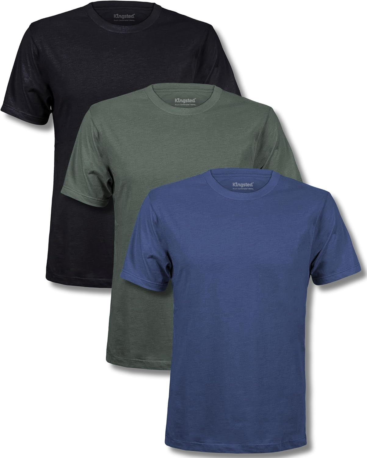 Kingsted Men's Premium T-Shirt Pack - Ultra-Soft Fabric & Timeless Design