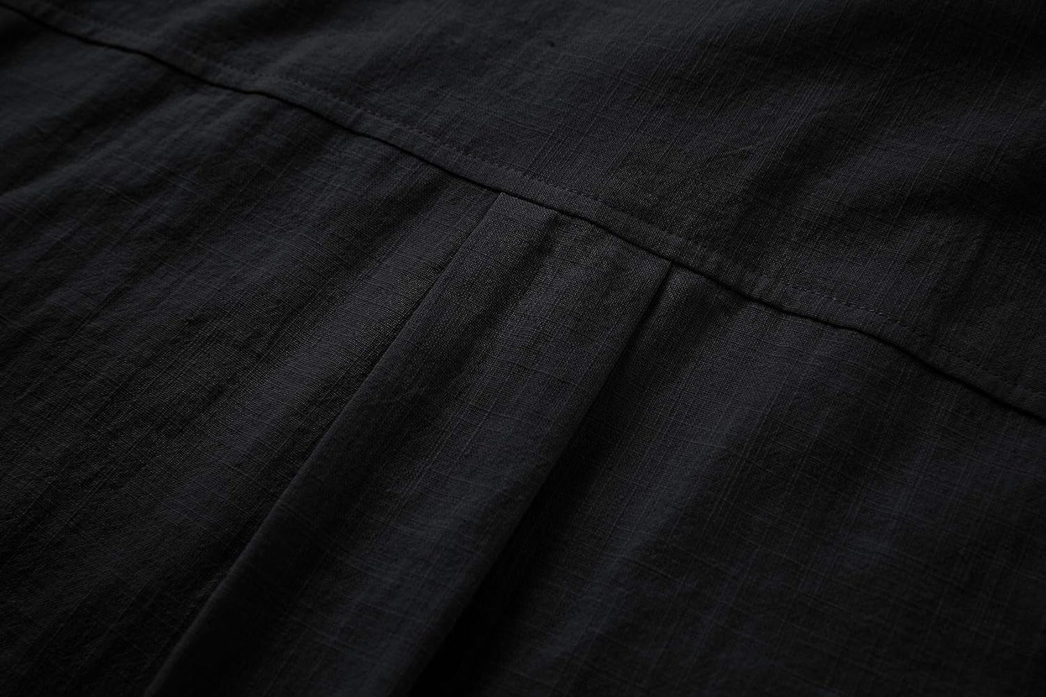 Men's Lightweight Linen Button-Up Shirt - Perfect Casual Summer Top