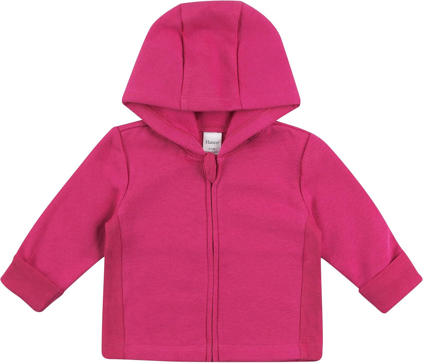 Cozy & Flexible Hanes Zippin Soft 4-Way Stretch Fleece Hoodie for Infants and Toddlers